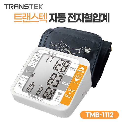 [트랜스텍] 가정용 자동혈압계 TMB-1112 혈압측정기 (부정맥감지, 미국FDA승인)